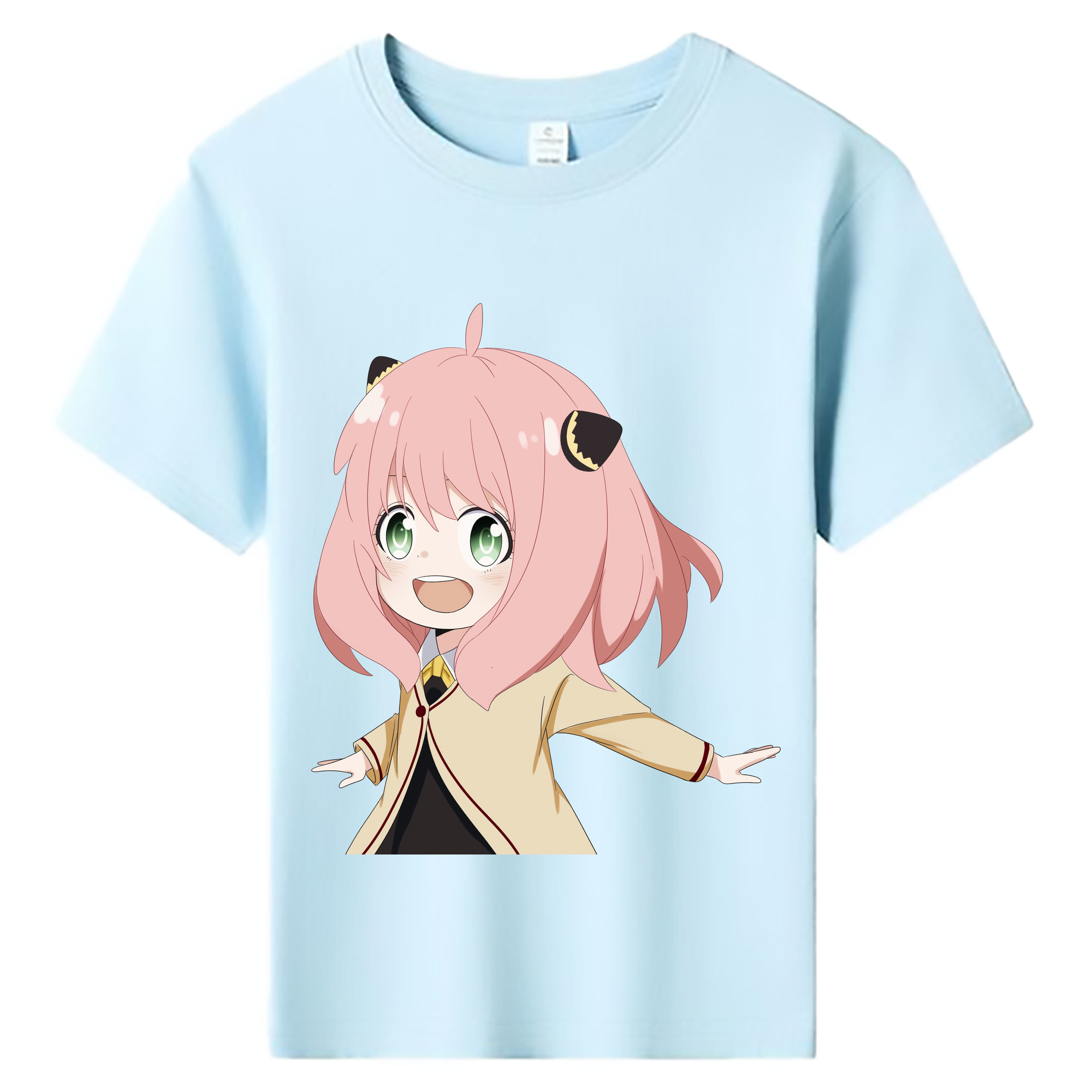 （画像用） SPY×FAMILY间谍家家酒 綿100％キッズTシャツ（フロントプリント）